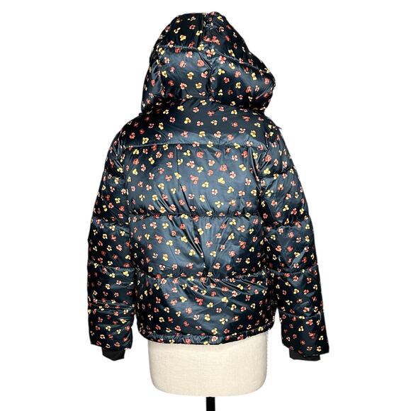 PENFIELD x MADEWELL Feline Floral Thick Puffer Jacket Cropped Women's Size XS - Picture 6 of 9